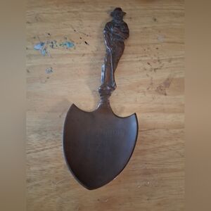 Vintage Huston Bronze Color Collectible Souvenir Spoon